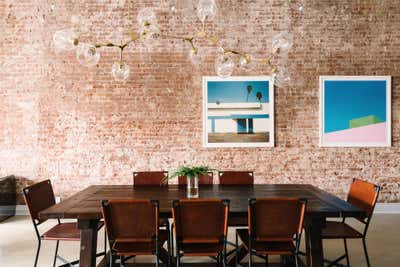  Industrial Apartment Dining Room. Tribeca Loft by Tali Roth Designs.