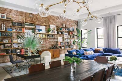  Industrial Apartment Open Plan. Tribeca Loft by Tali Roth Designs.