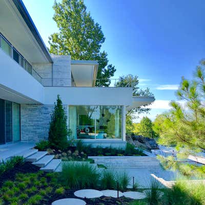  Mid-Century Modern Family Home Exterior. Neutra  by Todd Yoggy Designs.