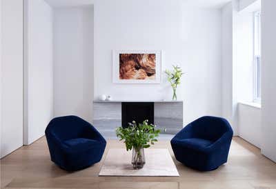  Minimalist Family Home Entry and Hall. Clinton Street Townhouse by Frederick Tang Architecture.