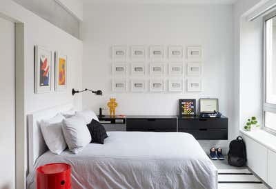  Modern Apartment Children's Room. West 110th Street Residence by Frederick Tang Architecture.