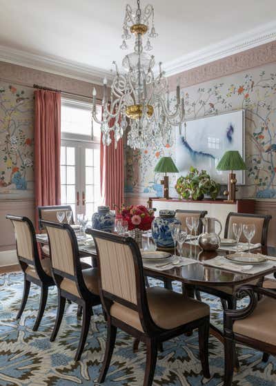  Traditional Family Home Dining Room. New Jersey House by Brockschmidt & Coleman LLC.