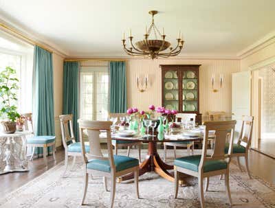  Traditional Family Home Dining Room. Greenwich House by Brockschmidt & Coleman LLC.