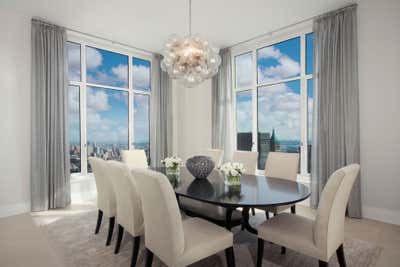  Contemporary Apartment Dining Room. Four Seasons Private Residences Penthouse by Santopietro Interiors.