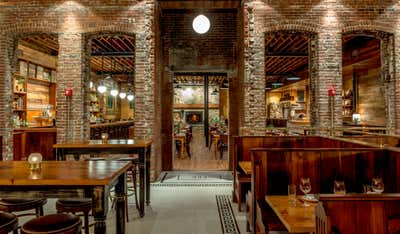  Traditional Restaurant Entry and Hall. Capo Restaurant by Assembly Design Studio.