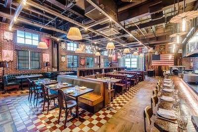  Traditional Restaurant Dining Room. St. Anselm DC by Stokes Architecture.