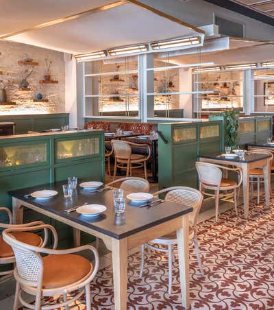  Mediterranean Restaurant Dining Room. Suraya by Stokes Architecture.