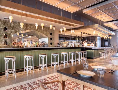 Mediterranean Restaurant Bar and Game Room. Suraya by Stokes Architecture.