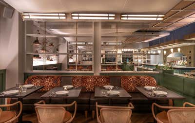 Mediterranean Restaurant Dining Room. Suraya by Stokes Architecture.
