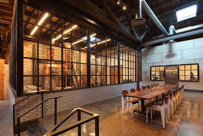  Industrial Restaurant Bar and Game Room. La Colombe: Fishtown by Stokes Architecture.