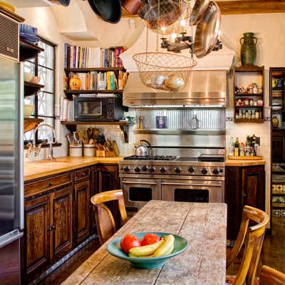  Mediterranean Vacation Home Kitchen. Spanish Colonial by Todd Yoggy Designs.