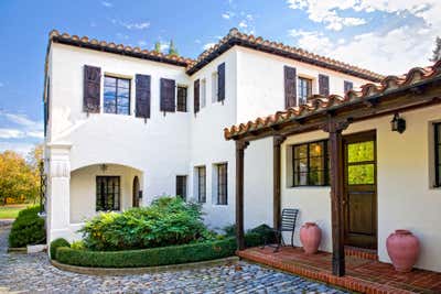  Mediterranean Vacation Home Exterior. Spanish Colonial by Todd Yoggy Designs.