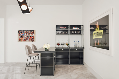  Modern Family Home Bar and Game Room. Delray Beach by Melanie Morris Interiors.