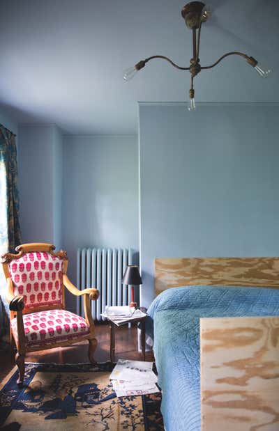  Bohemian Family Home Bedroom. Vermont Home by Billy Cotton.