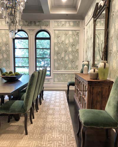  Traditional Family Home Office and Study. River Oaks, Houston  by Audrey White Interiors.