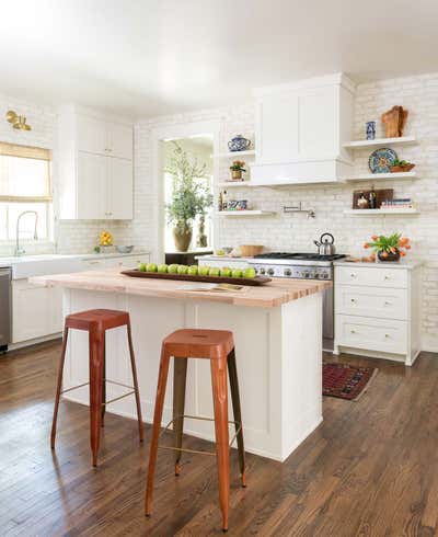  Eclectic Family Home Kitchen. Well Traveled by Collected Design Studio.