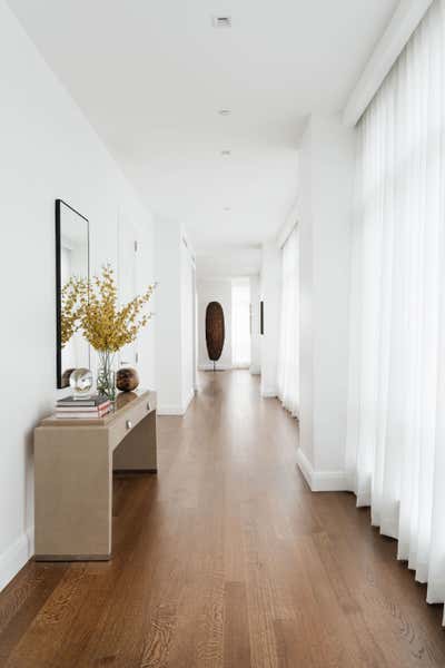  Contemporary Eclectic Apartment Entry and Hall. West Village Modern by Ariel Farmer Interiors.