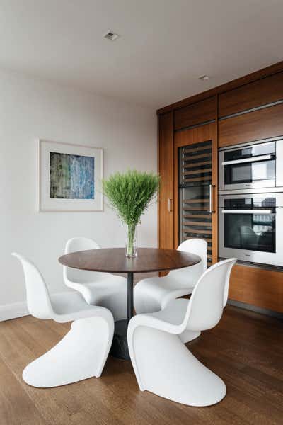  Eclectic Apartment Kitchen. West Village Modern by Ariel Farmer Interiors.