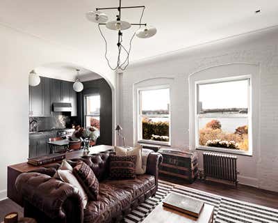  Transitional Apartment Living Room. Riverside Drive by Gramercy Design.