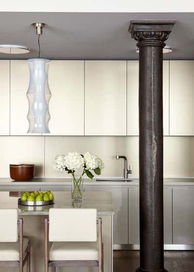 Contemporary Apartment Kitchen. Tribeca Loft by Damon Liss Design.