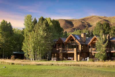 Country Exterior. Aspen by Betsy Shiverick Interiors, Ltd..