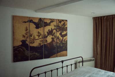  Asian Bedroom. LONDON LOFT by Joyce Sitterly Interior Design.