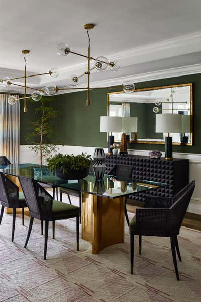  Maximalist Family Home Dining Room. Brentwood by Stefani Stein.