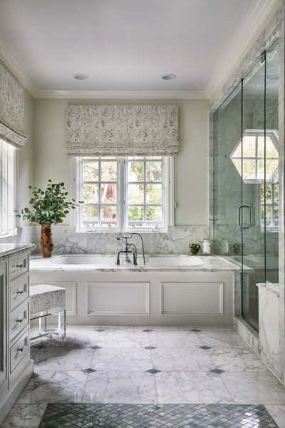 Transitional Bathroom. Brentwood Contemporary Meets Classic by Stefani Stein.