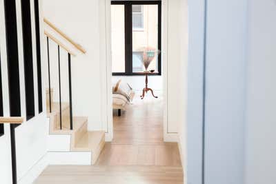  Contemporary Family Home Entry and Hall. The Half Townhouse by Cochineal Design.