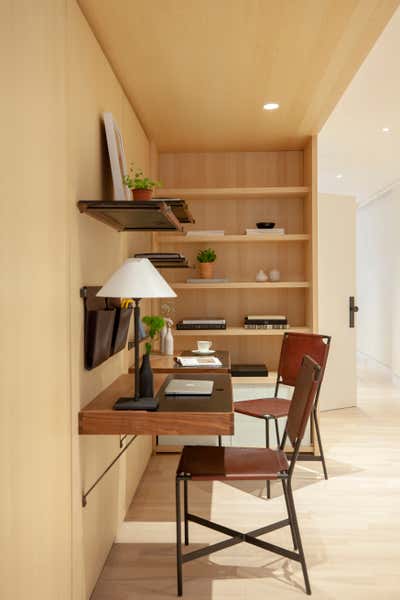  Contemporary Family Home Office and Study. The Half Townhouse by Cochineal Design.