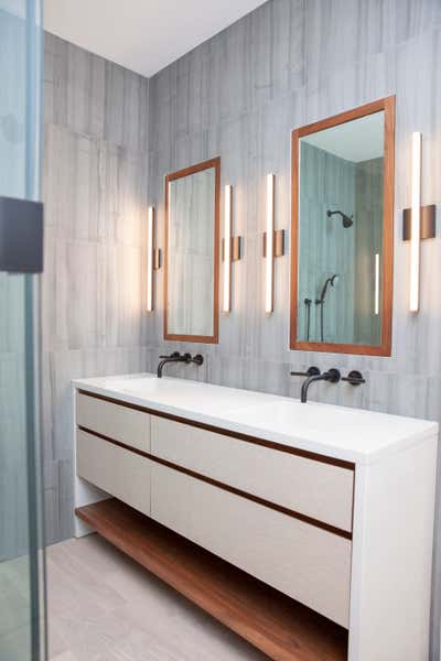  Contemporary Family Home Bathroom. The Half Townhouse by Cochineal Design.