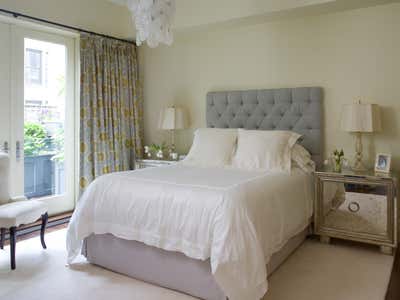  Transitional Apartment Bedroom. East 20th, Gramercy by Fawn Galli Interiors.