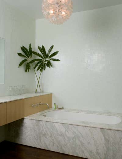  Transitional Apartment Bathroom. East 20th, Gramercy by Fawn Galli Interiors.