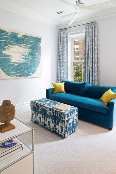  Mid-Century Modern Family Home Living Room. East 84th, Upper East Side by Fawn Galli Interiors.