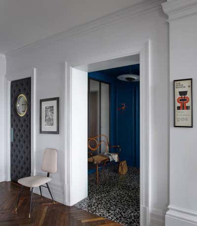  Mid-Century Modern Apartment Entry and Hall. Central Park West by Fawn Galli Interiors.