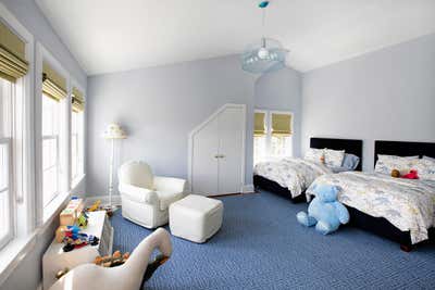  Contemporary Country House Children's Room. Bridgehampton Home by Fawn Galli Interiors.