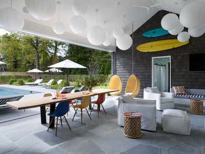  Eclectic Family Home Patio and Deck. Short Hills, NJ by Fawn Galli Interiors.