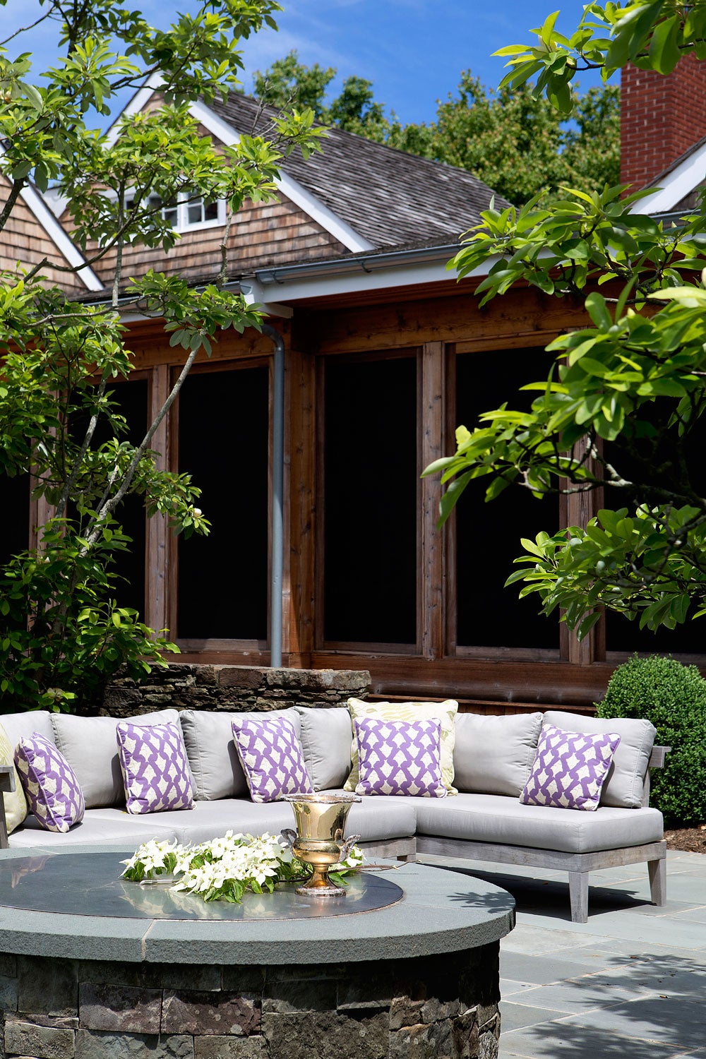 Contemporary Patio and Deck