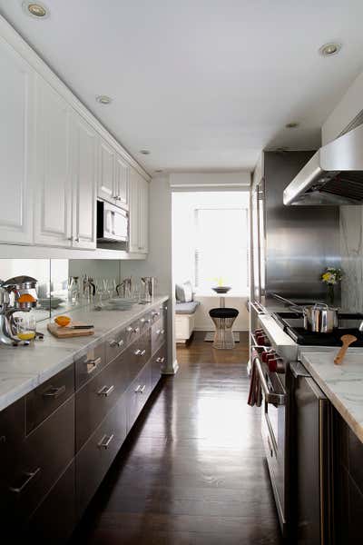 Contemporary Apartment Kitchen. Lenox Hill Apartment by Fawn Galli Interiors.