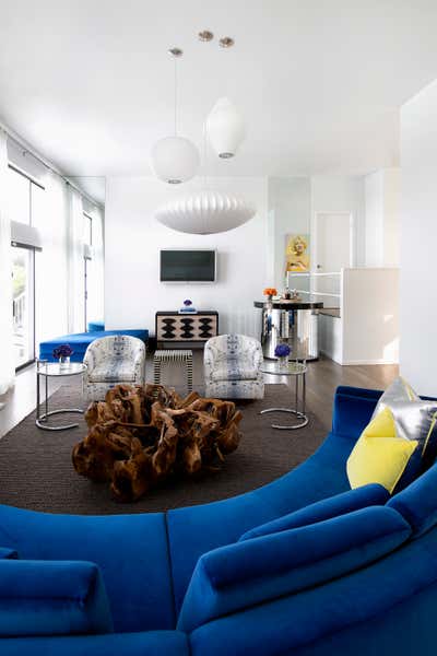  Minimalist Beach House Living Room. Southampton by Fawn Galli Interiors.