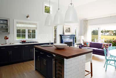  Mid-Century Modern Country House Kitchen. Amagansett, NY by Fawn Galli Interiors.