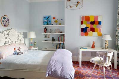 Eclectic Apartment Children's Room. London Apartment by Fawn Galli Interiors.