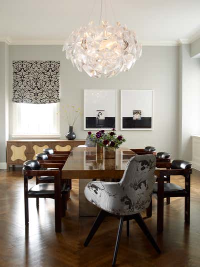  Eclectic Family Home Dining Room. Upper East Side by Fawn Galli Interiors.
