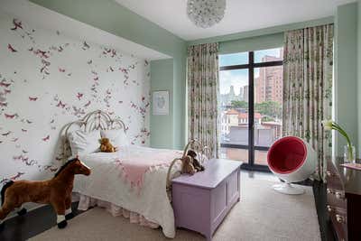  Art Deco Apartment Children's Room. West 11th by Fawn Galli Interiors.