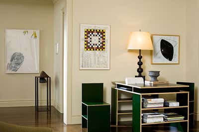 Contemporary Apartment Office and Study. Greenwich Village Prewar  by Glenn Gissler Design.