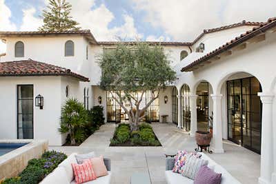 Mediterranean Beach House Exterior. La Jolla Residence by Chris Barrett Design.