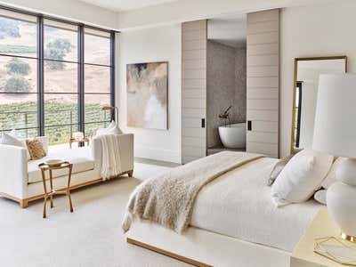  Contemporary Country House Bedroom. OAK RANCH by Hurley Hafen LLC.