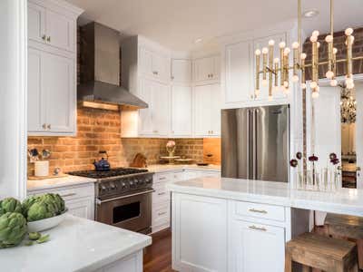  Farmhouse Family Home Kitchen. Historic Savannah Townhome by Ashton Taylor Interiors, LLC.