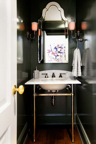  Traditional Apartment Bathroom. Gramercy Apartment by Fawn Galli Interiors.