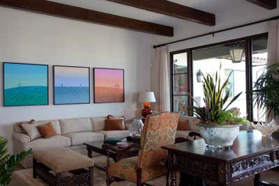  Mediterranean Family Home Living Room. La Jolla Country Club Drive by Interior Design Imports.
